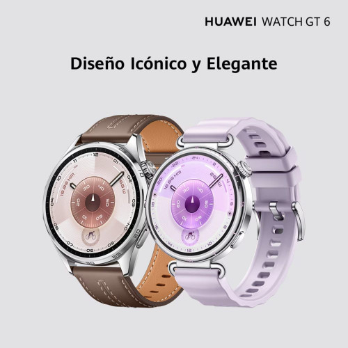 Huawei Watch GT 6 46mm correa caucho negra Smartwatch Negro