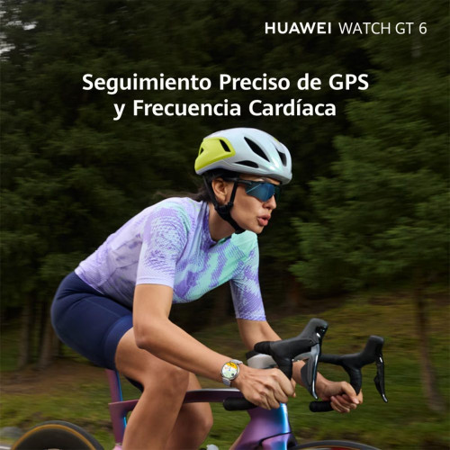 Huawei Watch GT 6 46mm correa caucho negra Smartwatch Negro