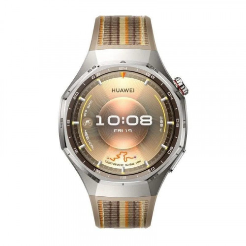 Huawei Watch GT6 Pro Bluetooth GPS NFC 46mm AMOLED Titanio Marrón Material Compuesto