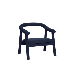 Hübsch Sillón lounge Dark Blue OULI