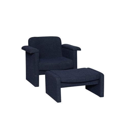 Hübsch Sillón lounge Dark Blue SOFTY