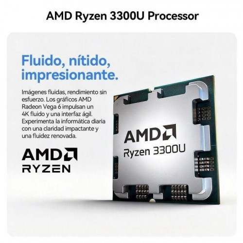 Huidun H50 AMD Ryzen 3 3300U 8GB RAM 256GB ROM Radeon Vega 6 Graphics Mini PC