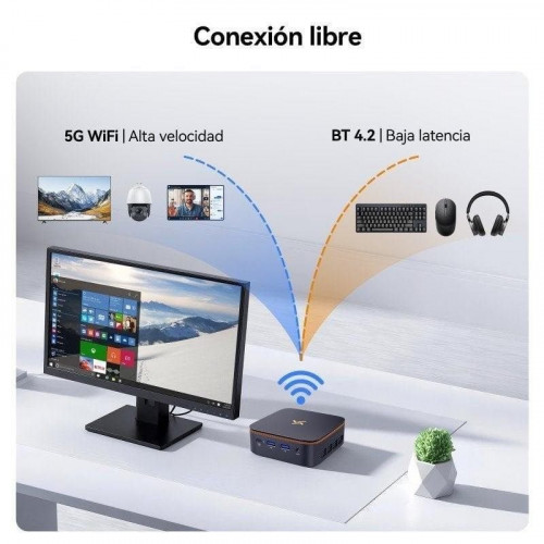 Huidun H50 AMD Ryzen 3 3300U 8GB RAM 256GB ROM Radeon Vega 6 Graphics Mini PC