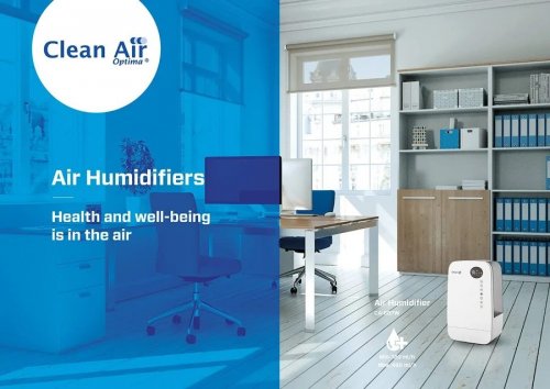 Humidificador con ionizador/CA-607wsmart Clean Air Optima