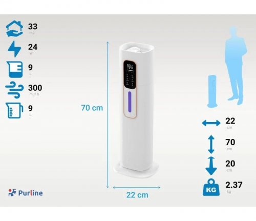Humidificador de aire Purline HYDRO 20
