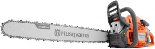 Husqvarna 460 Rancher Gas Powered Chainsaw 60.3-cc 3.6-HP 2-Cycle X-Torq Engine 24 Inch Chainsaw with Automatic Adjustable Oil Pump For Wood Cutting