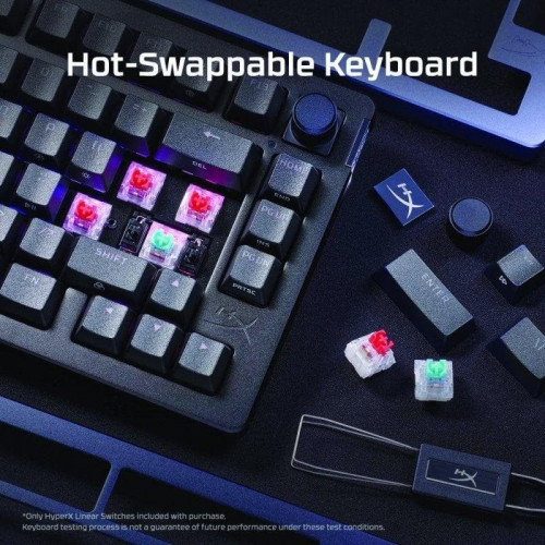 HyperX Alloy Rise 75 Teclado Mecánico Gaming RGB Negro