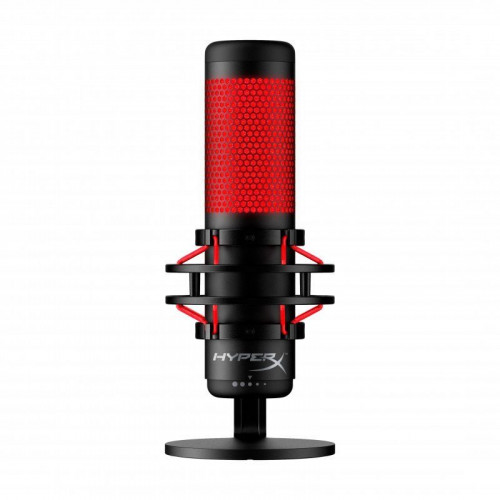 HyperX QuadCast Micrófono Gaming de Condensador Rojo
