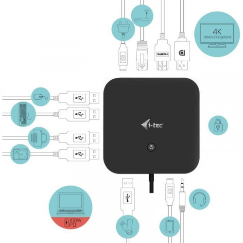 I-Tec Docking Station USB-C con Power Delivery 100W