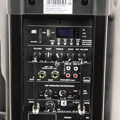 Ibiza PORT12VHF-BT