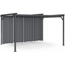 Idmarket Pérgola contemporánea techo retráctil