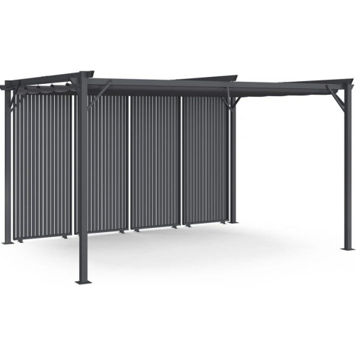 Idmarket Pérgola contemporánea techo retráctil