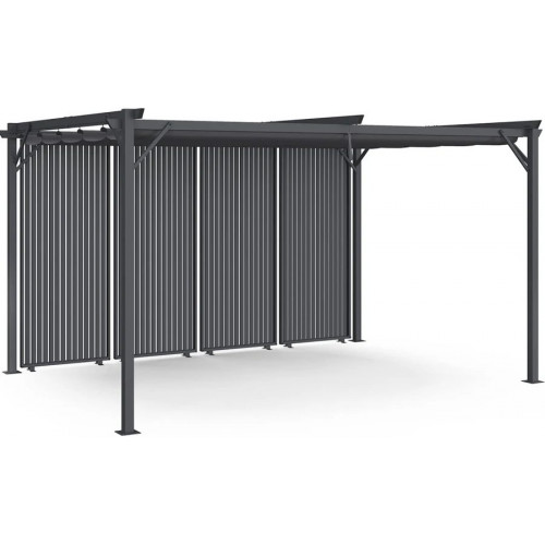 Idmarket Pérgola contemporánea techo retráctil
