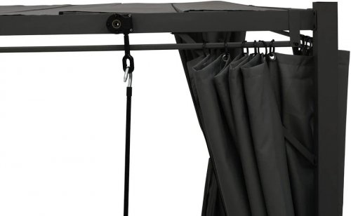 Idmarket Pérgola de lamas orientables