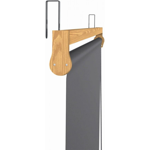 Idmarket Pérgola efecto madera techo retráctil