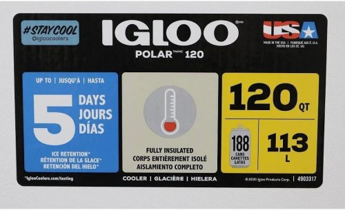 Igloo Nevera Portátil Polar 120