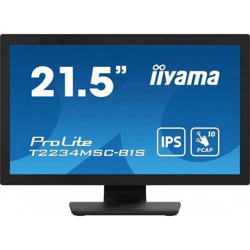 iiyama ProLite T2234MSC-B1S Pantalla para PC 54,6 cm 1920 x 1080 Pixeles Full HD Pantalla táctil