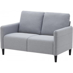 IKEA ANGERSBY sofá de 2 plazas Knisa gris claro 137x84 cm