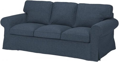 IKEA EKTORP sofá de 3 plazas Hakebo oscuro