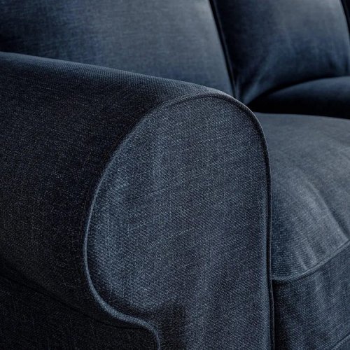 IKEA EKTORP sofá de 3 plazas Hakebo oscuro