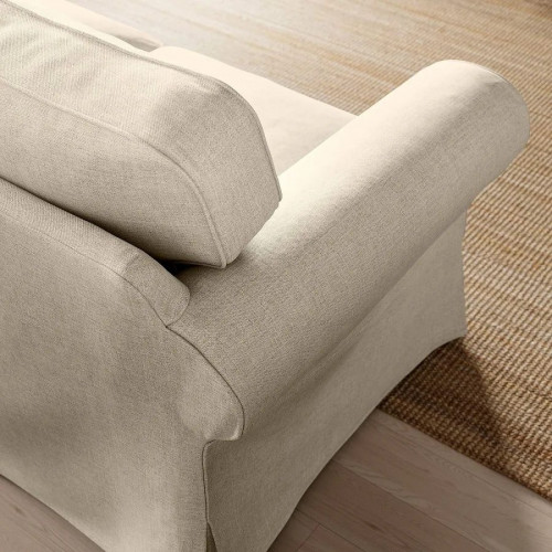 IKEA EKTORP sofá de 3 plazas Kilanda beige claro ancho 218 cm