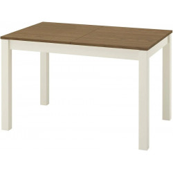 IKEA ÅLHULT mesa extensible marrón altura 75 cm