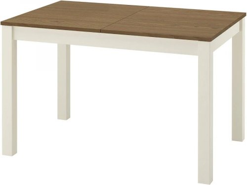 IKEA ÅLHULT mesa extensible marrón altura 75 cm