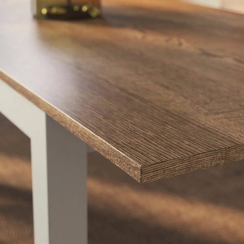 IKEA ÅLHULT mesa extensible marrón altura 75 cm