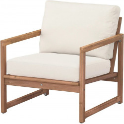 IKEA NÄMMARÖ sillón de exterior tinte marrón claro