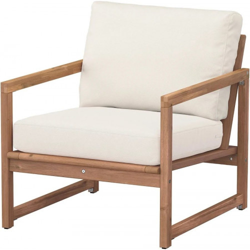 IKEA NÄMMARÖ sillón de exterior tinte marrón claro