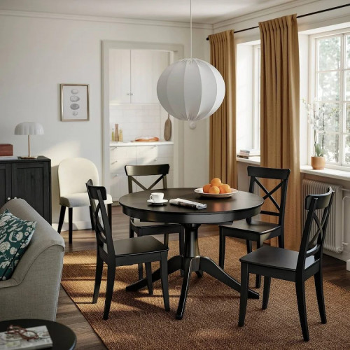 IKEA ROSENTORP mesa extensible diámetro
