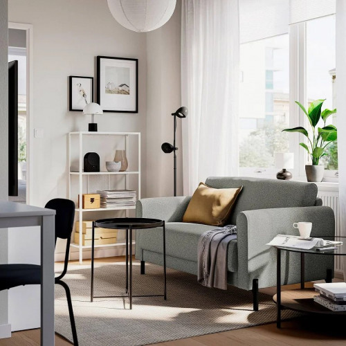 IKEA SALTMYRAN sofá de 2 plazas Öreryd beige grisáceo
