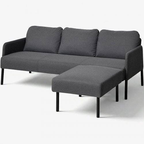 IKEA sofá 3 plazas con chaiselongue