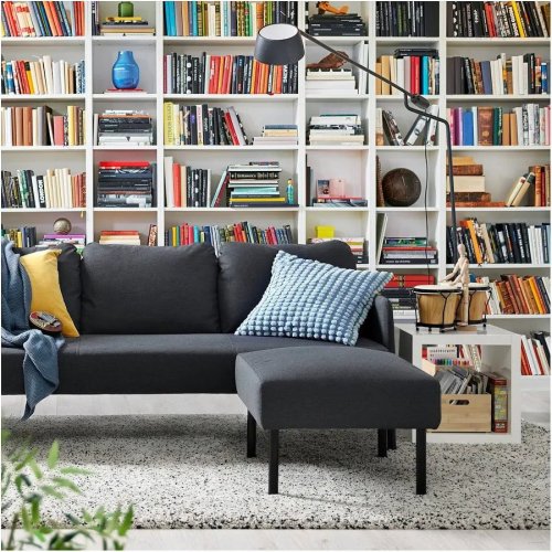 IKEA sofá 3 plazas con chaiselongue