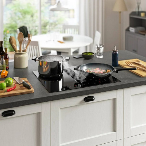 IKEA TÄCKNAN placa de inducción con extractor