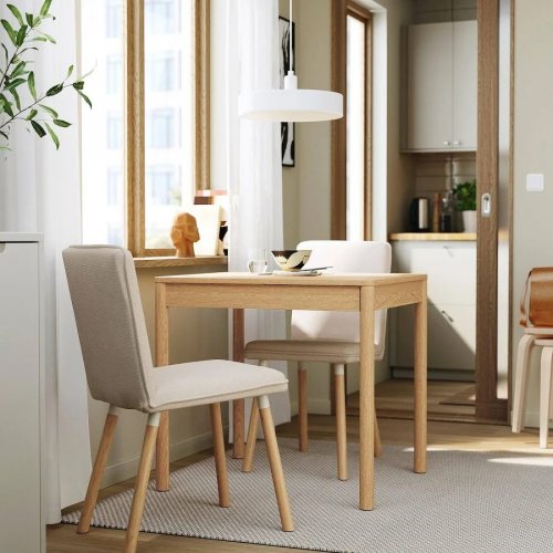 IKEA TONSTAD mesa extensible chapa roble