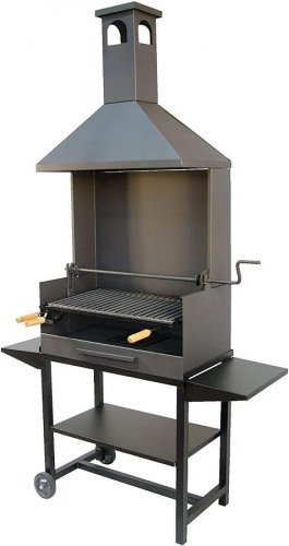 Imex el Zorro Barbacoa de carbón con bandejas 204x125x40 cm