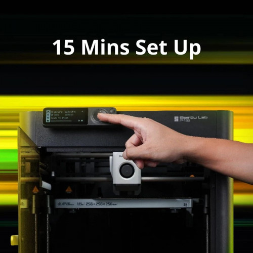 Impresora 3d bambu lab p1s multicolor de impresión rápida