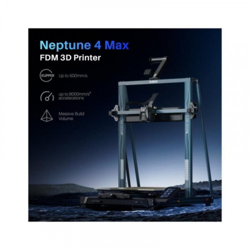 Impresora 3D Elegoo Neptune 4 Max Volumen 420x420x480mm Klipper 300°C WiFi