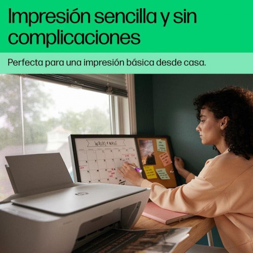 Impresora Inyección de tinta Wi-Fi HP DeskJet 2823e con escáner y copia