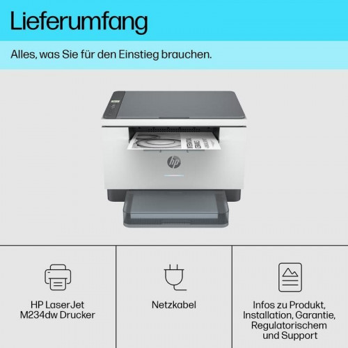 Impresora Láser Wi-Fi HP M234dw Multifunción con escáner y dúplex automático