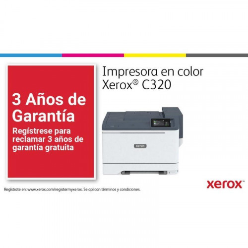 Impresora Láser Wi-Fi Xerox C320 A4 Color Dúplex con 2 Bandejas y 33 ppm