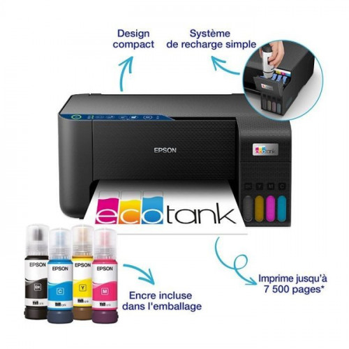 Impresora Multifunción EPSON EcoTank ET-2861 WiFi Tinta Sin Cartuchos
