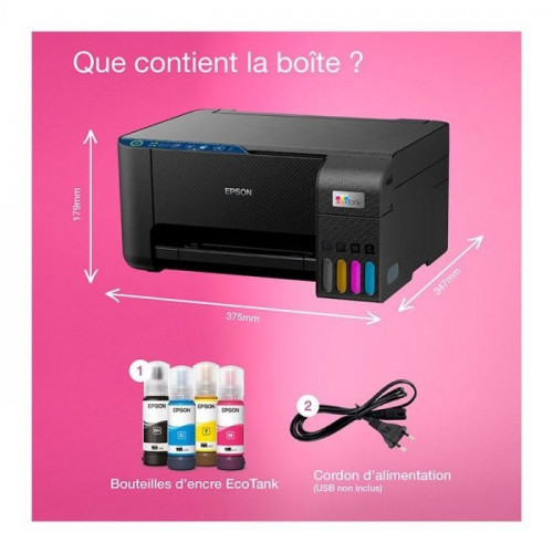 Impresora Multifunción EPSON EcoTank ET-2861 WiFi Tinta Sin Cartuchos