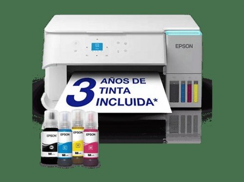 Impresora multifunción tinta - Epson EcoTank ET-2956, ET-2950 series, Inyección de Tinta, WiFi, Escáner y Copia, A4, Blanco