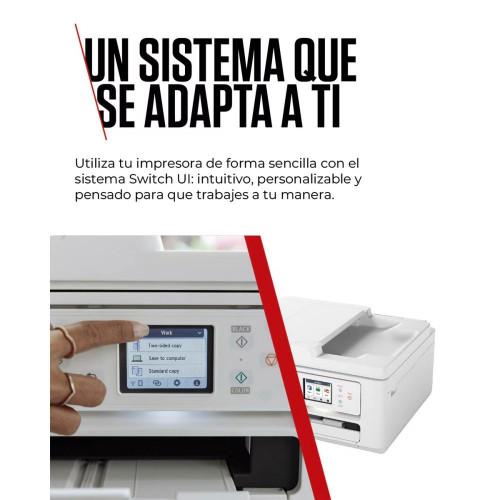Impresora Multifunción 3 en 1 Canon PIXMA TS7750i, imprsión adoble cara automática, ADF y WiFi. Compatible con PIXMA Print Plan Blanco