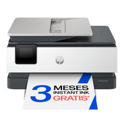 Impresora Multifunción HP OfficeJet Pro 8122e, Fax móvil, Wi-Fi, compatible con Instant Ink Blanco / Gris