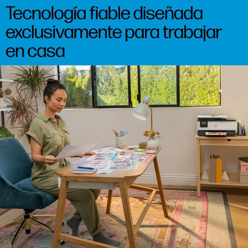 Impresora multifunción HP OfficeJet Pro 8125e, Fax móvil, Wi-Fi, compatible con Instant Ink Blanco / Gris