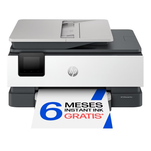 Impresora multifunción HP OfficeJet Pro 8134e, Fax, Wi-Fi, compatible con Instant Ink Blanco