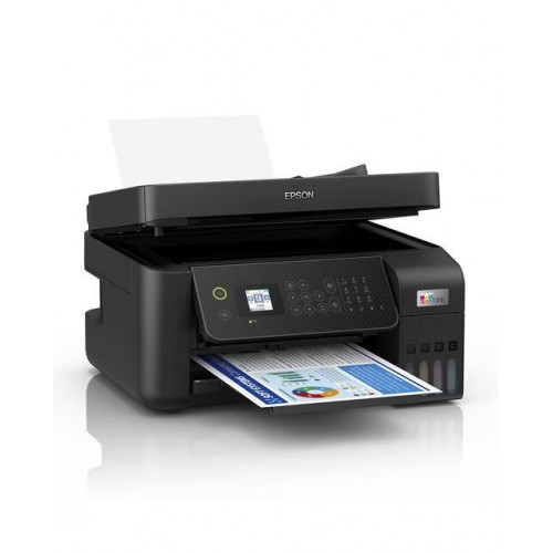 Impresora Multifunción rellenable tinta Epson EcoTank ET-4800, Fax, Wi-Fi Negro